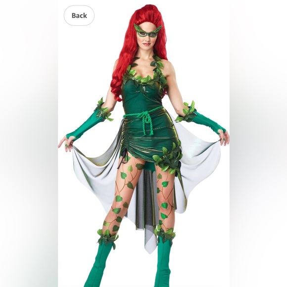California Costumes Dresses & Skirts - Lethal Beauty XLARGE Sexy Womens Costume Poison Ivy Batman Villain Mother Nature